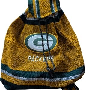 Packers Yellow and Green Drawstring Bag
